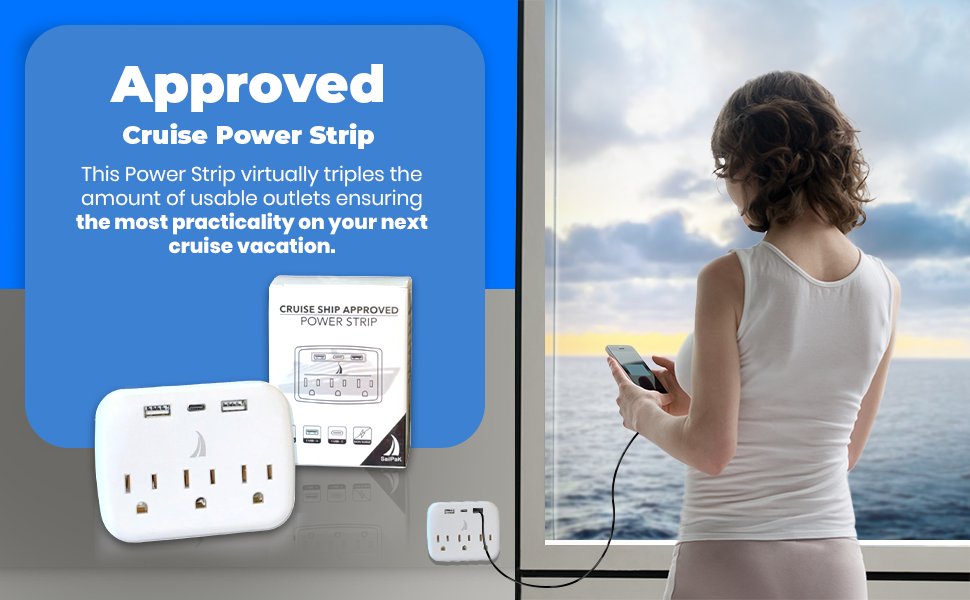 Cruise Approved Power Strip Cruise Power Strips Sailpak SAILPAK