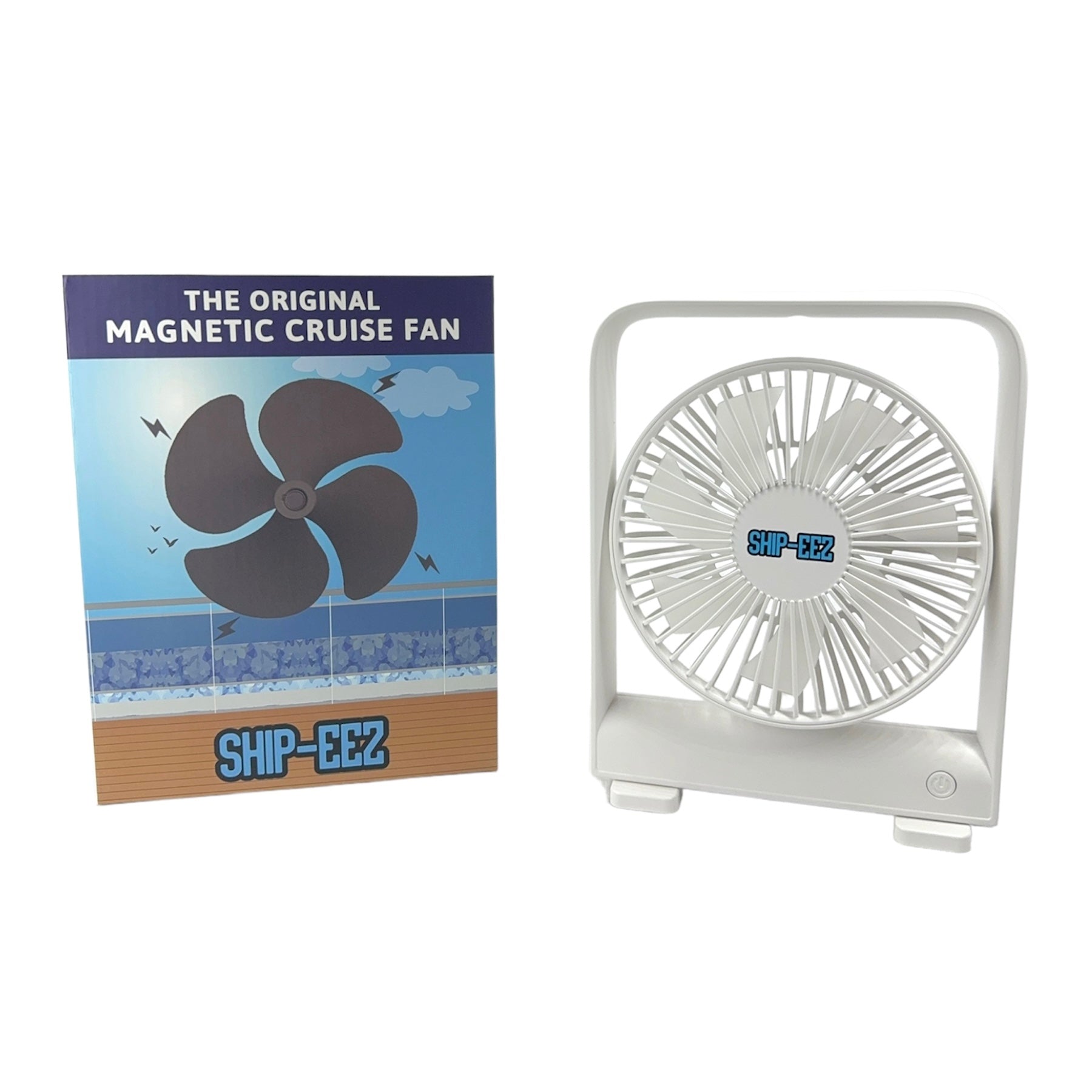 (AVAILABLE ON AMAZON ONLY) The Original Cruise Fan, Magnetic Cruise Ship Approved Portable Travel Fan